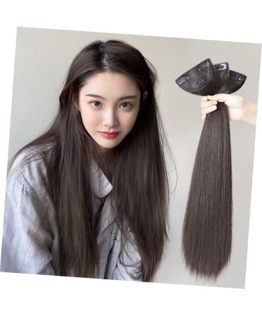 Ipetboom Piece Long Straight Hair Wig Long Straight Hair Extensions Straight Wigs Hair Clips for Extensions Hair Extensions Clip in High Temperature Wire Miss Hairpin Natural 80X15CM Black - Buy Online on GoSupps.com