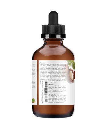 Buy 100% Pure Jojoba Oil 4 Fl Oz | Cold Pressed Unrefined & Hexane Free - Shop Internationally - Buy Online on GoSupps.com
