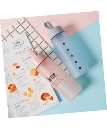 KOMBIUDA 520 Drinking Pink Portable Frosted Water Ml Creative Couples Bottle re-usable - Buy Online on GoSupps.com