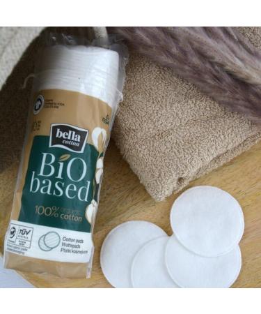 Bella Organic Cotton Pads - 4 x 60 Pieces | Eco-Friendly & Versatile Cotton Pads for Home & Travel - Buy Online on GoSupps.com
