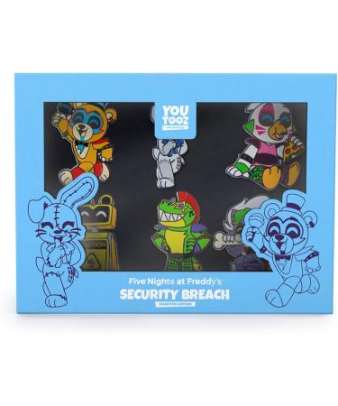 Youtooz Five Nights At Freddy's Security Breach Pin Set Official Licensed FNAF Security Breach Pins Collectors Box Includes 6 Pins By Youtooz Five Nights At Freddy's Collection Metal no gemstone - Buy Online on GoSupps.com