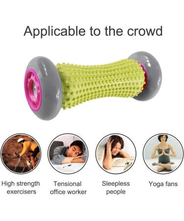 VDISRR Foot Massage Roller - Relieve Heel Spurs Plantar Fasciitis & Foot Pain | Effective Gray Foot Massager - Buy Online on GoSupps.com