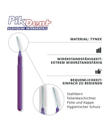 Buy Pikdent Interdental Brushes - 7 Sizes in 1 Pack | Perfect for Dental Care - International Shipping Available - Buy Online on GoSupps.com