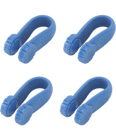 Hand Pressure Point Clip - 4 Floral Shape Mini Clips for Migraine Relief & Tension Reduction - Universal Acupressure Tool (Blue) - Buy Online on GoSupps.com