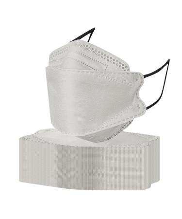 EARIUHFJ 50 pieces adult_mund protection single-color protection_maske_ beautiful fish shape dustproof 3D foldable breathable mouth-nose protection for women men monkey-color-09