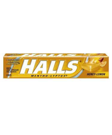 Halls Hny Lemon Singles Size 9ct Halls Honey Lemon Singles 9ct