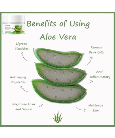 Aloe Moisturizing Cream Firming Cream Natural Gentle Nourishing aloe Cream Facial Moisturizing Repair Brightening Facial Skin Care Deep Hydration Locking Moisture - Buy Online on GoSupps.com