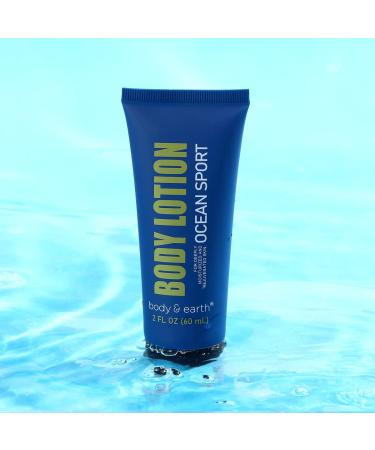 Men's Bath Spa Gift Set - Ocean Scent Shower Gel, Body Lotion, Shampoo | Perfect Valentine's & Father's Day Gift - Buy Online on GoSupps.com