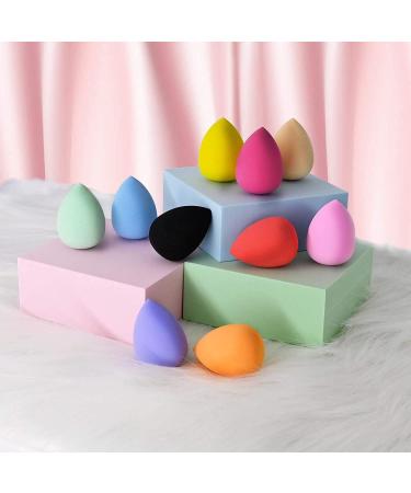Dolovemk 10-Piece Latex-Free Makeup Sponges Set - Soft Foundation Applicators for Liquids Powders & Creams - Purple Beauty Blending Sponges - Buy Online on GoSupps.com
