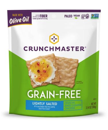 Crunchmaster Grain Free Crackers Lightly Salted 3.54 oz (100 g)