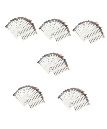 FOMIYES 72 Pcs Eyebrow Stickers Imitation Eyebrow Sticker Eyebrow Transfer Stickers Water Proof 6d Cejas
