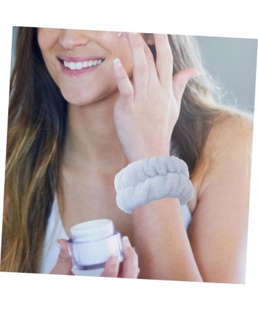 PACKOVE 3paires Bracelets-serviettes pour Lavage du Visage pour Usage Domestique Confortables et Absorbants pour Spa - Buy Online on GoSupps.com
