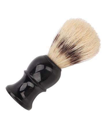 Portable Shaving Brush for Men | Curved Handle Premium Bristles & Foam Enhancer - Buy Online on GoSupps.com