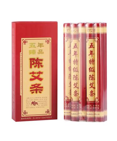 Fybida Therapy Moxibustion Health Care Five Year Old Moxa Sticks Pure Moxa Rolls for Acupuncture Health Care