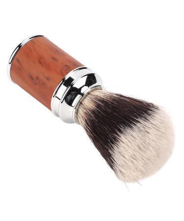 Premium Wooden Beard & Mustache Brush - Nylon Hair Shaving & Cleaning Brush for Men's Grooming | Ideal for Home Hairdressing Salons - Buy Online on GoSupps.com