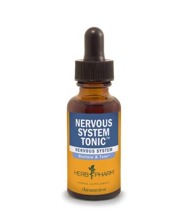 Herb Pharm Nervous System Tonic Liquid Herbal Formula to Strengthen and Calm the Nervous System - 1 Ounce (FASKULL01) - Buy Online on GoSupps.com