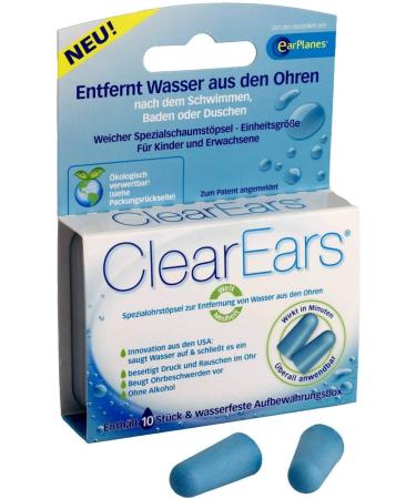 CLEAREARS earplugs for water removal 10 pcs