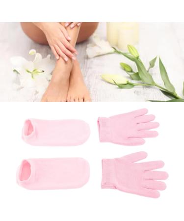 Gel Gloves Socks Set Moisturizing Soft Essential Oil Gloves Socks for Women Men Dry Cracked Feet Hands with Full Coverage (Pink) YUYTEkz6oy1m98f-12 - Buy Online on GoSupps.com