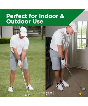 Practice Golf Balls (16-Pack) Limited-Flight Foam Golf Balls to Improve Your Swing - Dent Resistant Yellow Golf Balls Practice - Perfect for Indoors  Basement & Backyard. Perfect for Men and Kids. EVA - Buy Online on GoSupps.com