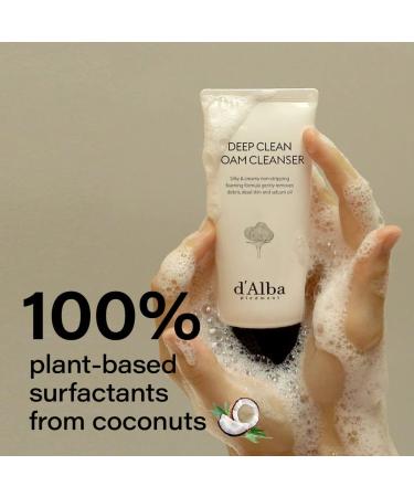 d'alba Piedmont Italian White Truffle Deep Foam Cleanser Vegan Skincare Gentle Foam Cleanser with White Truffles for All Skin Types Safe for Sensitive Skin Hypoallergenic - Buy Online on GoSupps.com