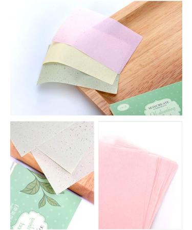 CangNingShang 100 Sheets Oil Blotting Papers for Acne Prone Skin - Natural Flax Linen Pink Tissues for Daily Use - Buy Online on GoSupps.com