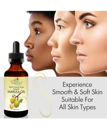 100% Pure Organic Marula Oil 2 oz - Luxury Cold Pressed Unrefined Moisturizer for Skin Hair & Body Care - International Shipping Available - Buy Online on GoSupps.com