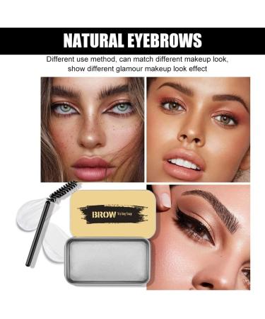  SEMINISMAR Eyebrow Gel Soap Kit Soap Brows Control Freak Eyebrow Soap Eyebrow Gel Waterproof and Long-Lasting Eyebrow Soap Eyebrow Styling Gel Soap Brow Lift Eyebrow Kit 2 PCS - Buy Online on GoSupps.com