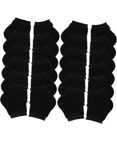 Healeved 50 Pairs Silicone Heel Socks Washable Foot Sleeve Dry Heels Socks Washable Heel Socks Reusable Heel Sock Moisture Socks for Dry Feet Foot Supply Elasticity Casual Socks - Buy Online on GoSupps.com