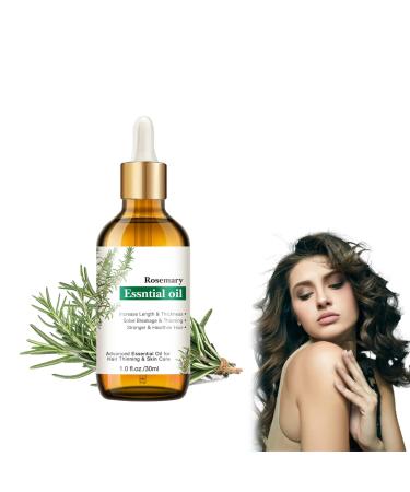 Rosemary Oil for Hair Hair Regrowth Serum Relieve Dry Damaged Hair to Target Hair Loss Rosemary Hair Serum for Hair Rapid Growth and Thickening Trengthen Hair Roots