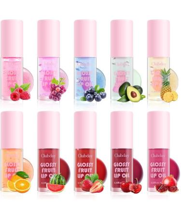 INTEROOKIE Multicoloured Fruit Moisturising Lip Gloss - Dudu Lip Glaze Long Lasting and Fade-Proof Makeup (15) - Buy Online on GoSupps.com