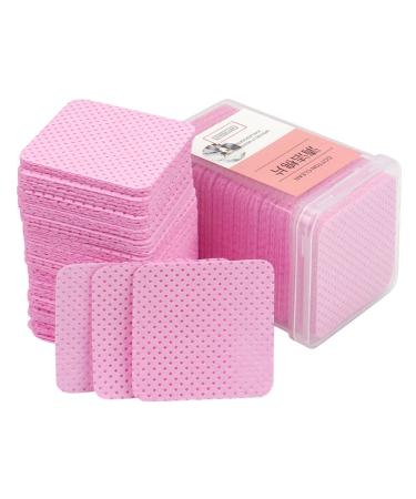 FRCOLOR 800 Pcs Glue Wipes - Glue Remover Cleaning Pads Non-Woven Fabric for Nail Polish & Eyelash - 4.8x4.8cm Pink - International Shipping Available - Buy Online on GoSupps.com