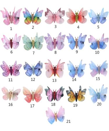 hgnxa Double-layer Butterfly Shape Hairpins Hot Girls Butterfly Hair Clip Chinese Style Ponytail Hair Clip for Woman AT5 - Buy Online on GoSupps.com