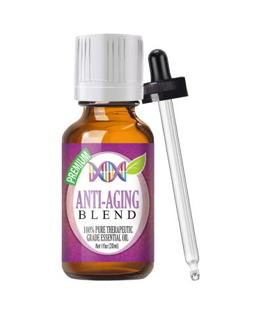 Healing Solutions Anti-Aging Blend Essential Oil - 100% Pure Therapeutic Grade - 30ml - Aromatherapy Oils