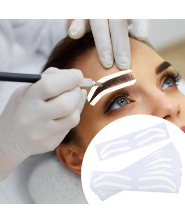  Generisch Brow Shaper Eyebrow - Set of 50 pairs of eyebrow stencils - For women - 50 pairs of professional templates - Adhesive tape - Makeup tinting sticker - Buy Online on GoSupps.com