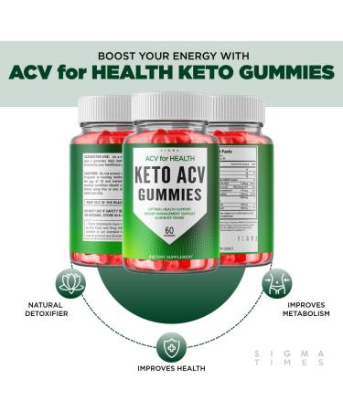 ACV for Health Keto Gummies - Advanced Weight Loss Formula for Belly Fat - 60 Gummies - Buy Online on GoSupps.com