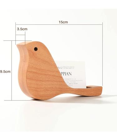 Business Card Holder Small Bird Card Wooden Business Card Case Creative Exhibition Male and Female Front Desk Horizontal Storage Rack Business Card Display Stand (Color : 1) - Buy Online on GoSupps.com