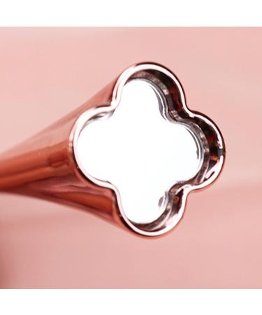 Setting Powder Brush - Blush Makeup Brush for Loose Powder - Powder Foundation Brush Cosmetic Brushes for Complete Coverage and Prefect Finish Standing four-leaf clover makeup brush rose gold + - Buy Online on GoSupps.com