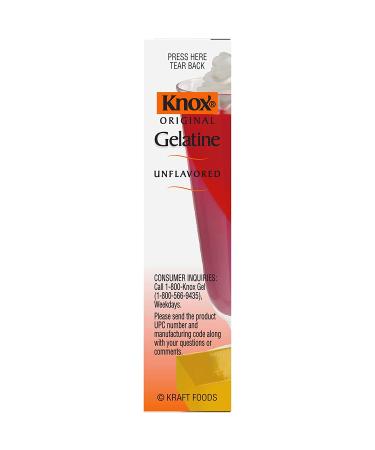 Knox Unflavored Gelatine 1 oz (Pack of 4) + By The Cup Measuring Spoons - Great for Baking & Cooking - Buy Online on GoSupps.com