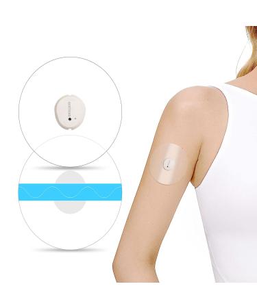 Adhesive Patches Pre-Cut for Dexcom G7 Pack of 20 Waterproof & Transparent Overpatches for 10-14 Days Continuous Glucose Monitor Sensor Cover-GTAGKOMMEN G7 20 pack