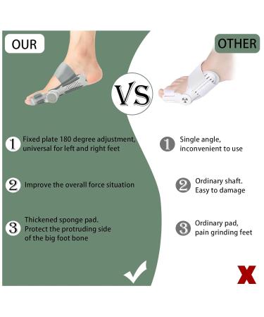 Upgraded Bunion Fixator | Adjustable Voltage Toe Splitter for Day & Night Use | Effective Bunion Treatment - Buy Online on GoSupps.com