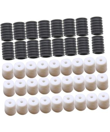 Magiclulu 200 Anti-Slip Mask Clip Hooks | Adjustable Cord Stoppers for Tapes Zippers & Clothes Racks - 1x0.6cm - Buy Online on GoSupps.com