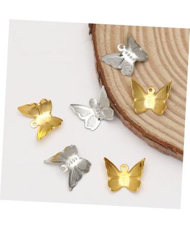 FOMIYES 200 Pcs Tiara Hairpin Accessories Hair Elastics Pendant Iron Accessories Headgear Headband Tassel 1.2*1*0.8cm As Shown - Buy Online on GoSupps.com