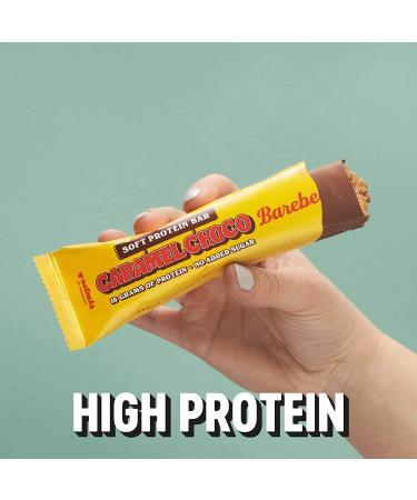 Barebells Protein Bars 12 x 55g | 16g Protein Low Carb Chocolate Bars | After Workout Low Calorie Snacks | Soft Bars Caramel Choco - Buy Online on GoSupps.com
