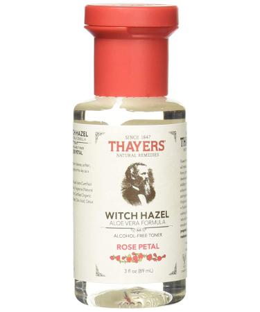 THAYERS Alcohol-Free Witch Hazel Toner with Aloe Vera - Rose Petal, 3 Fl Oz - Buy Online on GoSupps.com