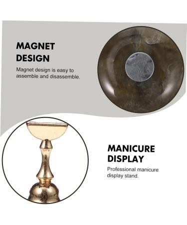 minkissy 1 Set Manicure Practice Base Nail Tip Practice Holder Diy Nail Art Stand Nail Tips Stand Base Manicure Training Holder Manicure Practice Holder Magnetic Represent Resin 3.5x3.5cm Black - Buy Online on GoSupps.com