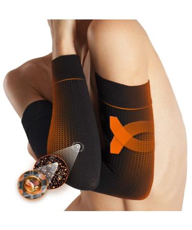 Lytess - Paire de Manchons Bras Anti-Cellulite - Tonifie Raffermie Hydrate Bras - Anti-Cellulite - Ingr dients Naturels - R duction Prouv e de la Cellulite - Taille Unique - Noir