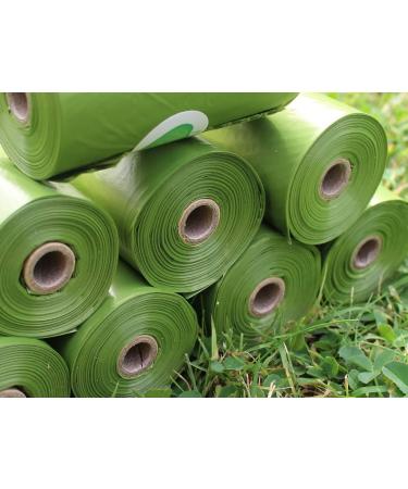 Biodegradable Dog Poo Bags - 120 Pet Poop bags - Unscented - Extra Thick - 100% Leakproof - 22x33cm - Buy Online on GoSupps.com