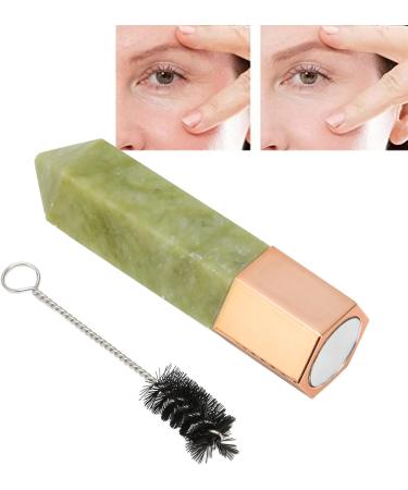 Verdant Touch Jade Facial Massage Roller - Multifunctional Skin Tightening & Lifting Device | Green Beauty Tool - Buy Online on GoSupps.com