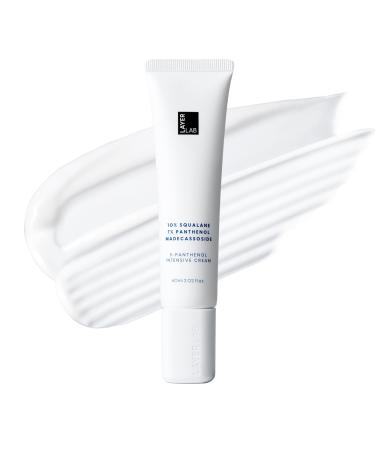 LAYERLAB S-Panthenol Intensive Facial Moisturizer 7% Panthenol & 10% Squalane for Dry Sensitive Skin | Moisture Barrier Support & Visibly Calms Redness | Korean Skincare Face Cream 60ml 2.02fl oz.