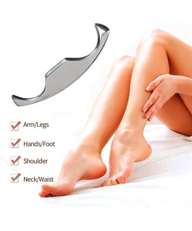 Uck-kit Stainless Steel Gua Sha Tool - Silver Schabemassager t for Muscle Relaxation & Soft Tissue Mobilization - Buy Online on GoSupps.com